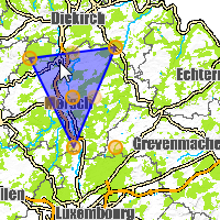 2: 1x Klicken aktiviert Editionsmodus, durch lila Farbe gekennzeichnet, und die Stütz- und Ankerpunkte werden angezeigt)